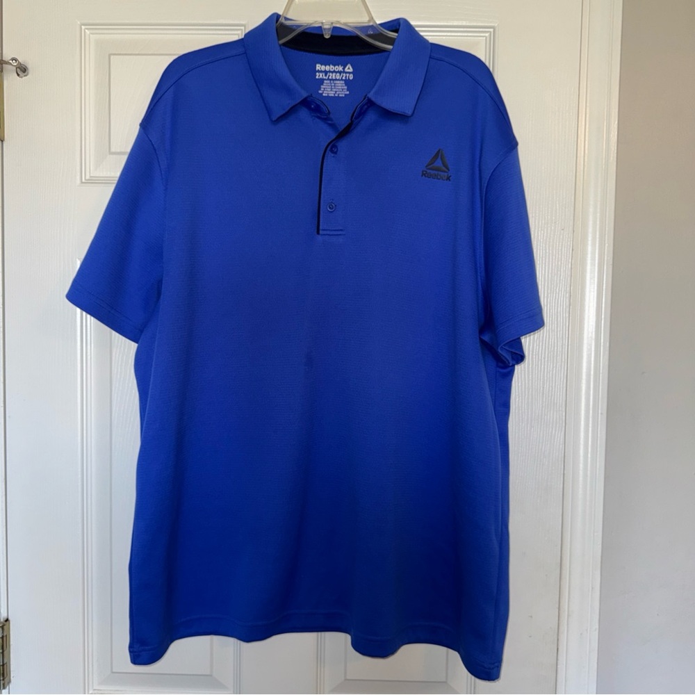 Reebok Men's Classic Blue Polo Shirt